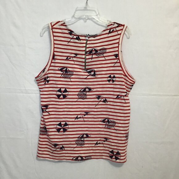 Anthropologie W5 Sleeveless Fisherman Core Striped Top Size XL - Picture 7 of 8